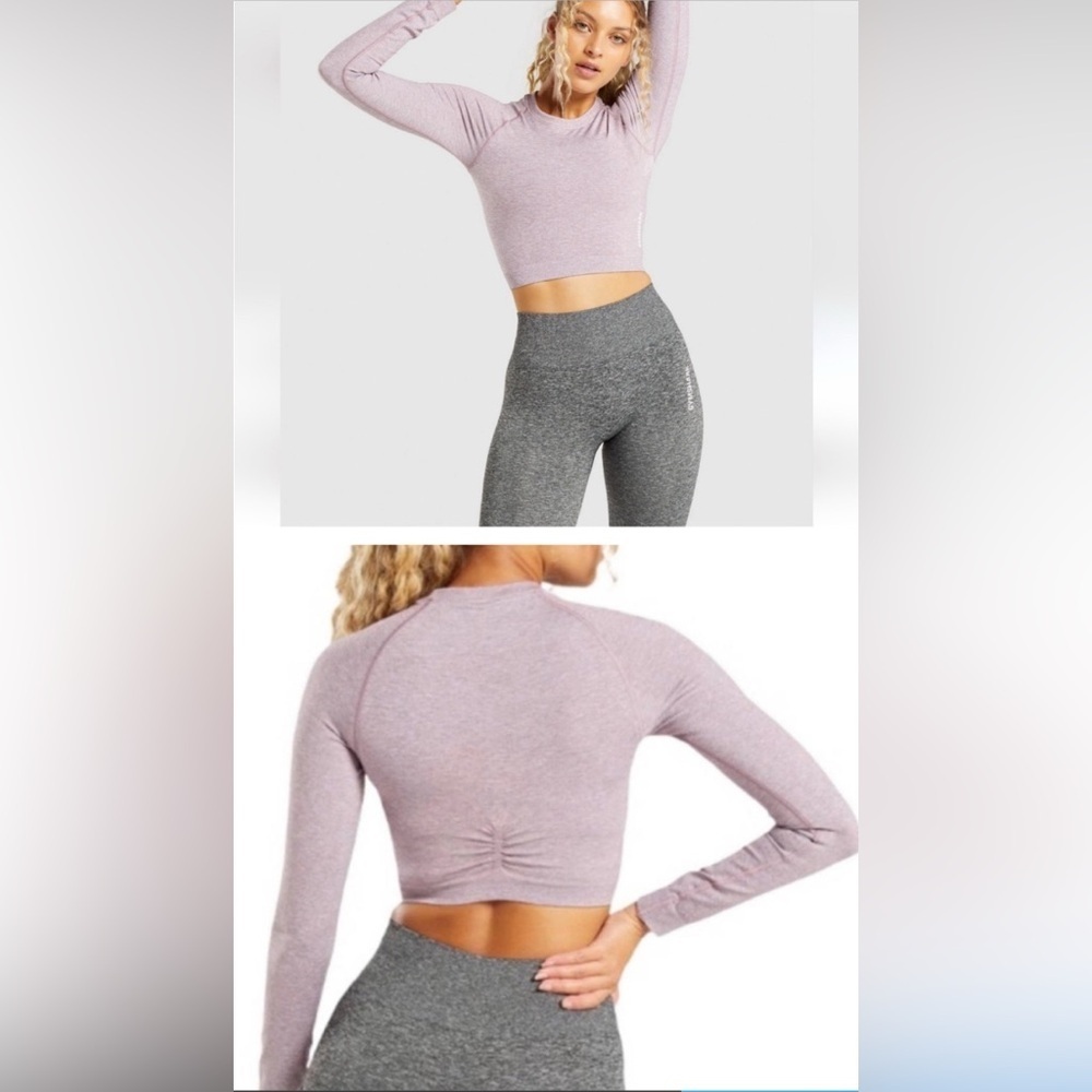 Gymshark Adapt Seamless Long Sleeve Crop Top